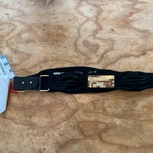 vintage y2k miss sixty black velvet belt